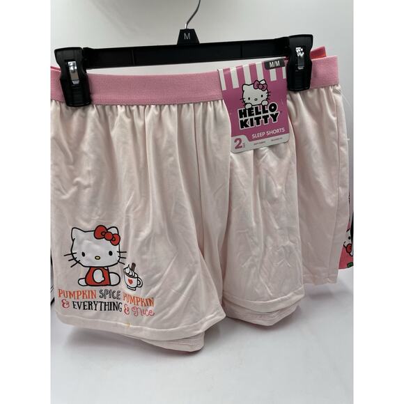 Hello Kitty Women’s sleep shorts Halloween Medium 2-pk New W/tags Fast Shipping - Picture 4 of 6
